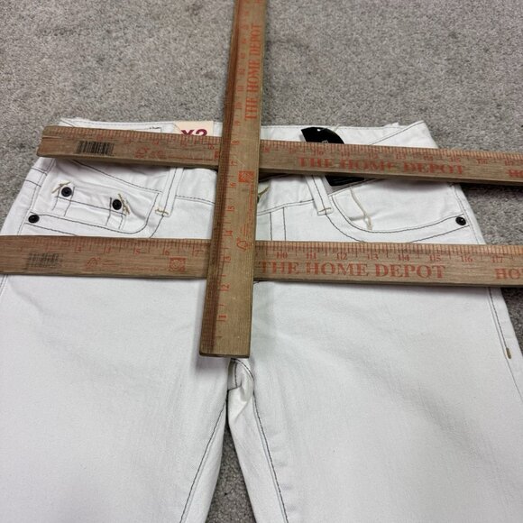 Express Jeans Ivory Straight Pockets Women’s Size 2 NWT - Picture 2 of 11